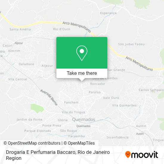 Drogaria E Perfumaria Baccaro map