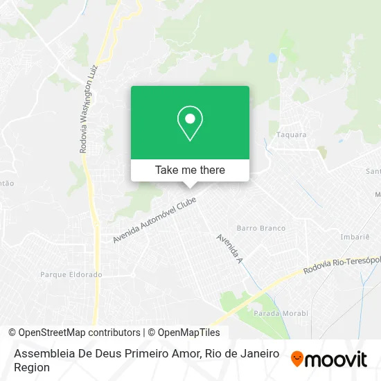 Assembleia De Deus Primeiro Amor map