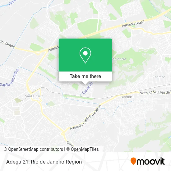 Adega 21 map