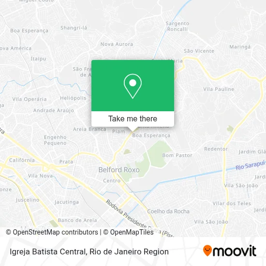 Igreja Batista Central map