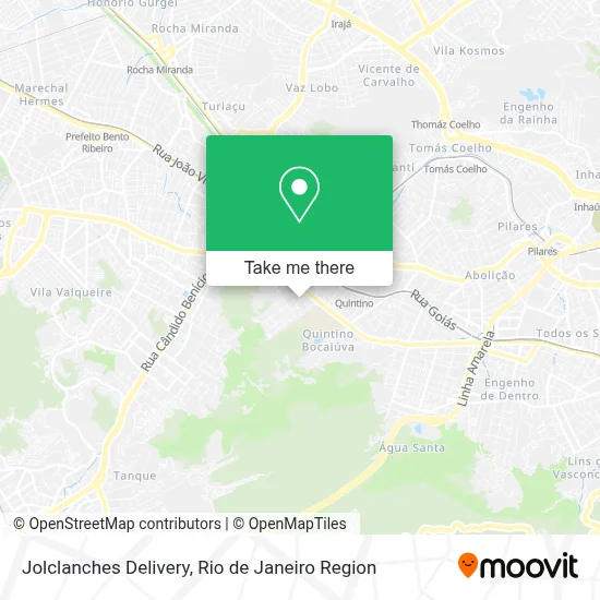 Jolclanches Delivery map
