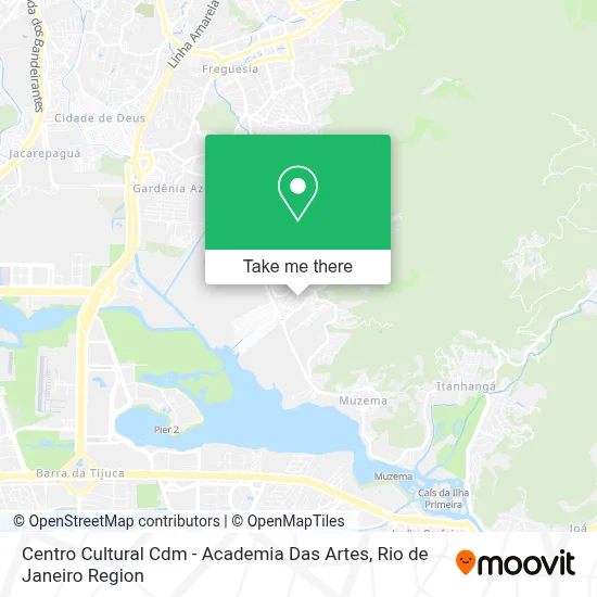 Centro Cultural Cdm - Academia Das Artes map