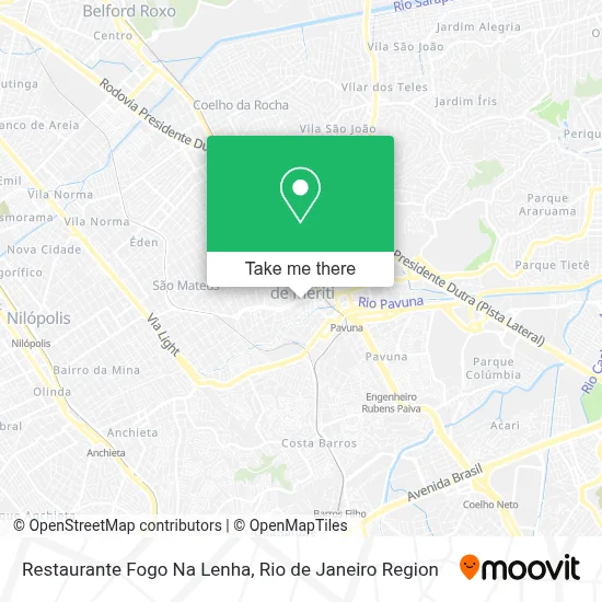Restaurante Fogo Na Lenha map