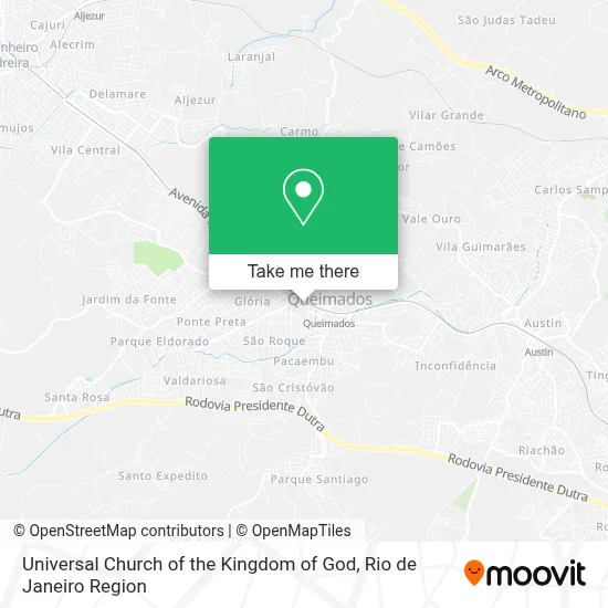 Igreja Universal Do Reino De Deus map