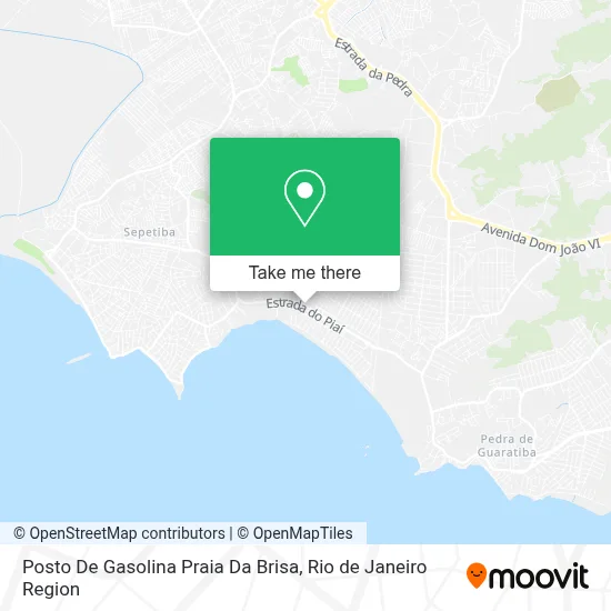 Posto De Gasolina Praia Da Brisa map