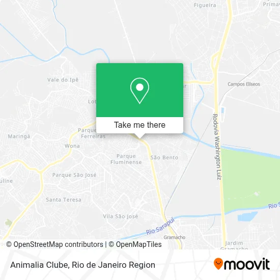 Animalia Clube map