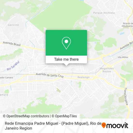 Rede Emancipa Padre Miguel - map