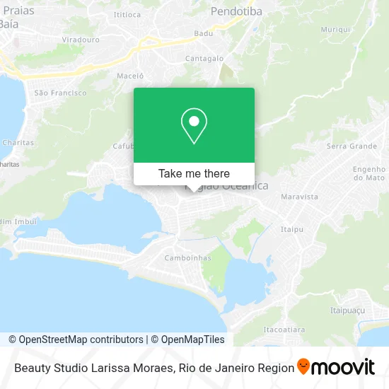 Beauty Studio Larissa Moraes map