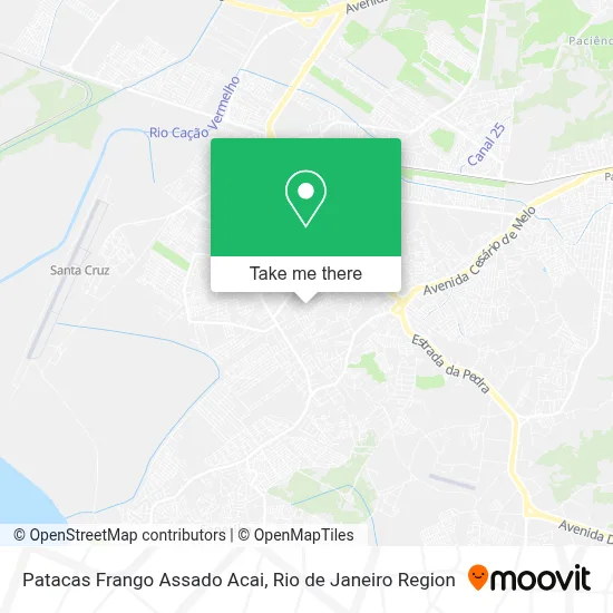 Patacas Frango Assado Acai map
