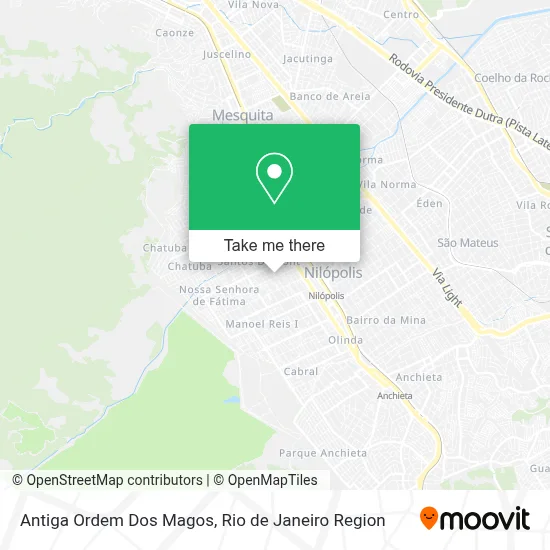 Antiga Ordem Dos Magos map