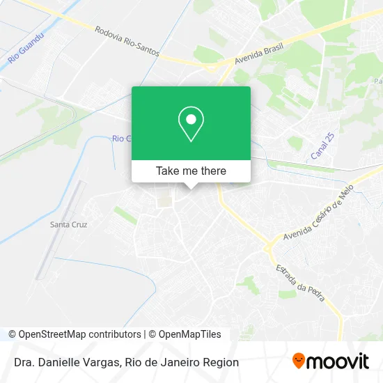 Dra. Danielle Vargas map