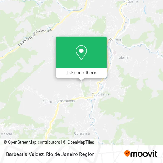 Barbearia Valdez map