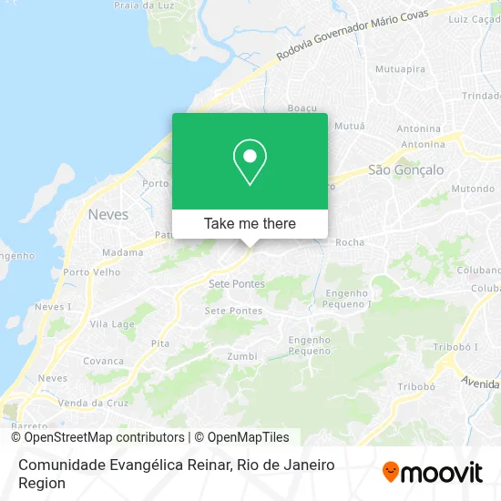 Comunidade Evangélica Reinar map