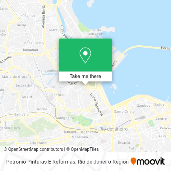 Petronio Pinturas E Reformas map