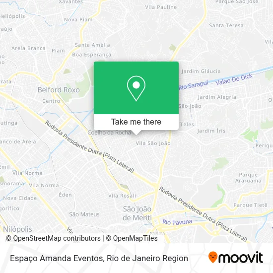 Espaço Amanda Eventos map