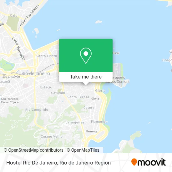 Hostel Rio De Janeiro map