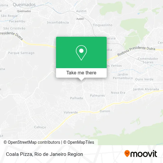 Coala Pizza map