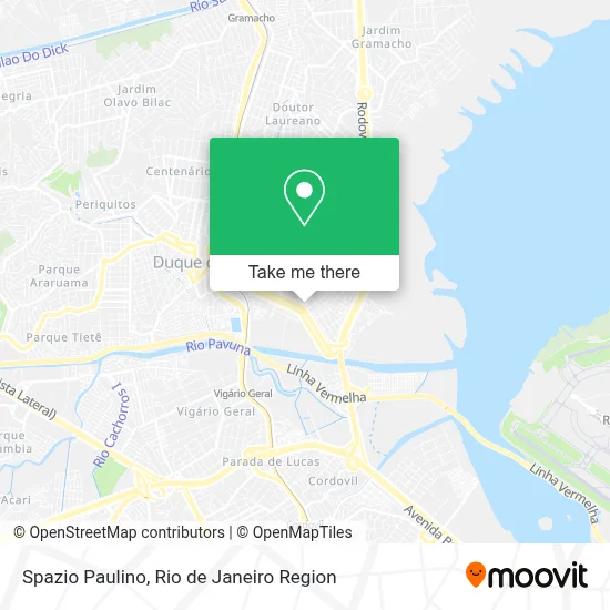 Spazio Paulino map