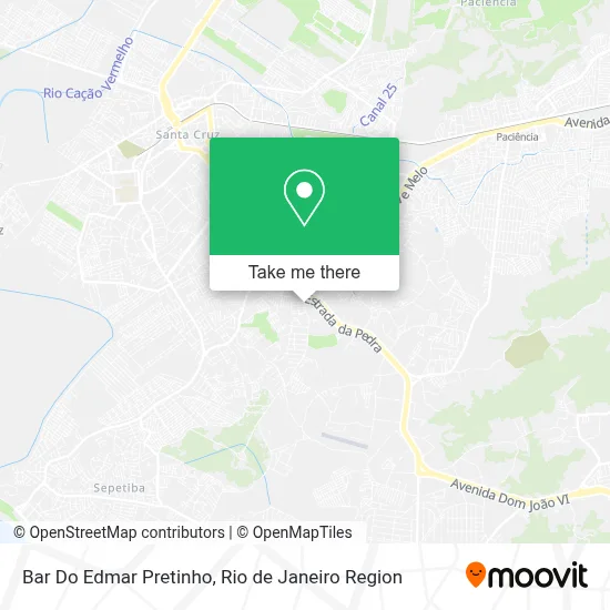 Bar Do Edmar Pretinho map