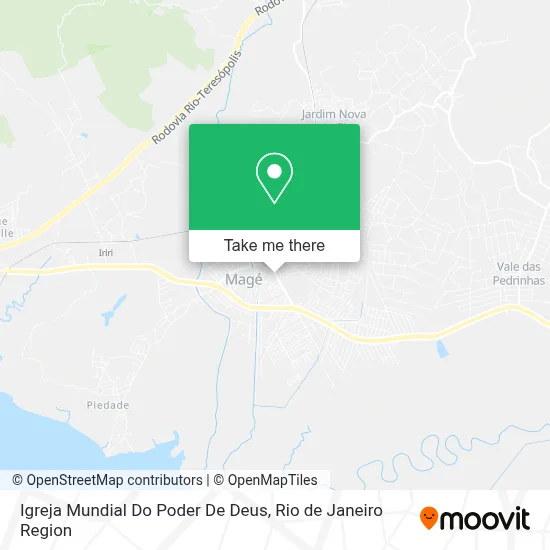 Igreja Mundial Do Poder De Deus map