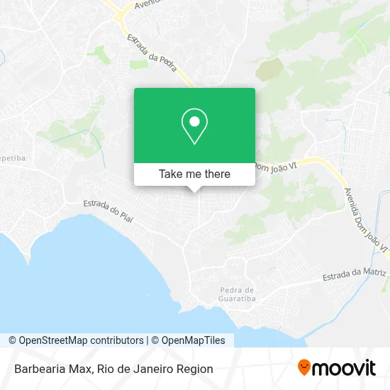 Barbearia Max map