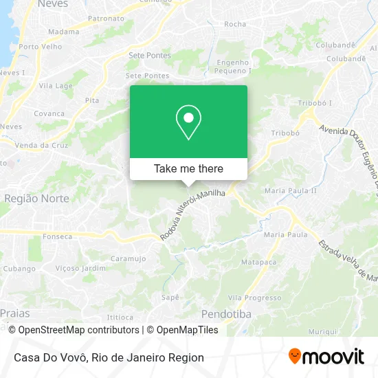 Casa Do Vovô map