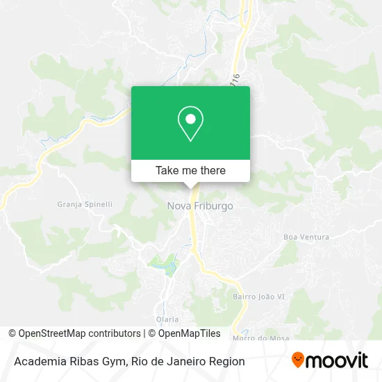 Academia Ribas Gym map