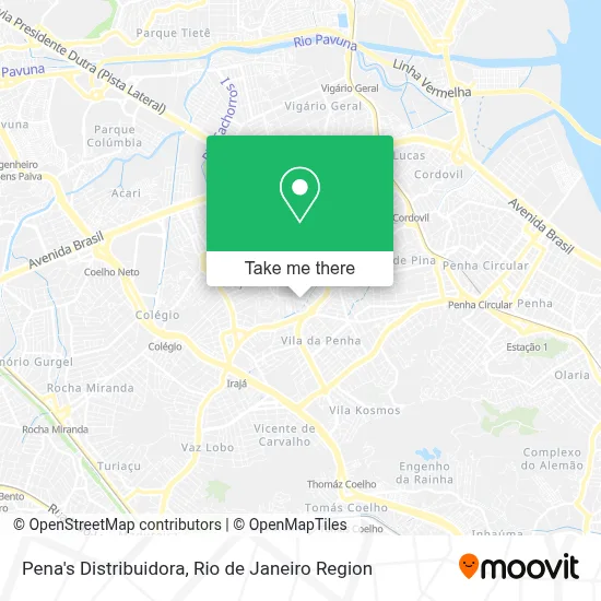 Pena's Distribuidora map