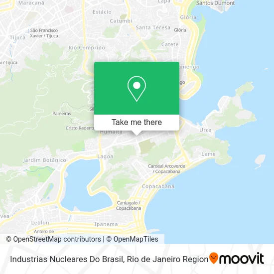 Industrias Nucleares Do Brasil map