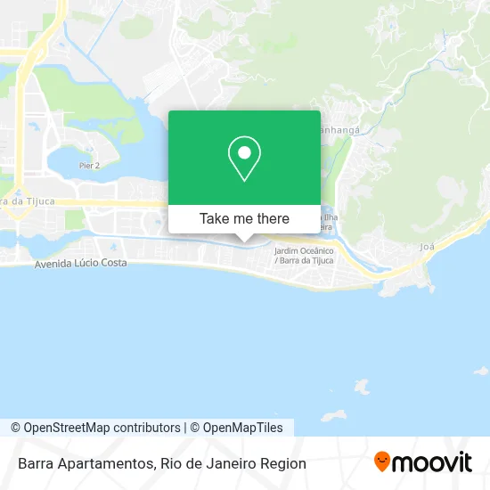 Barra Apartamentos map