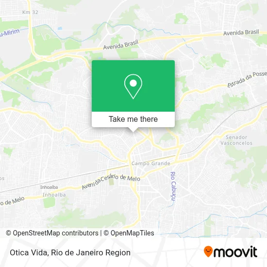 Otica Vida map