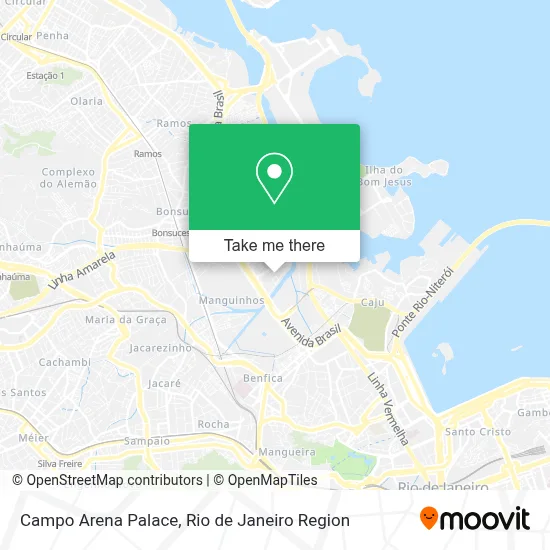 Campo Arena Palace map