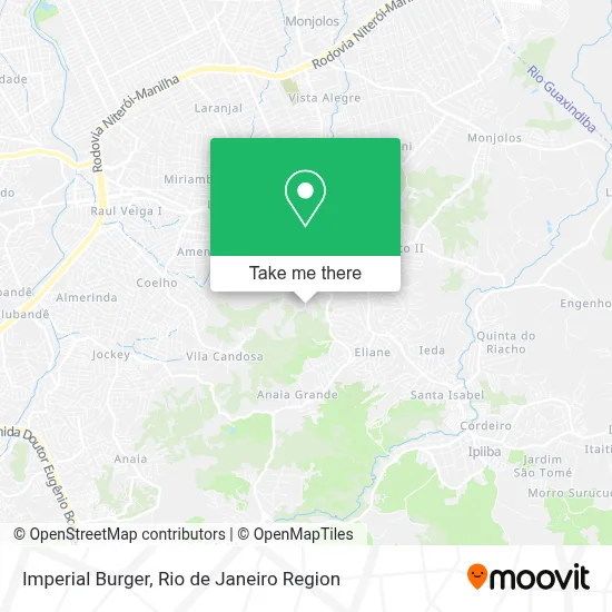 Imperial Burger map