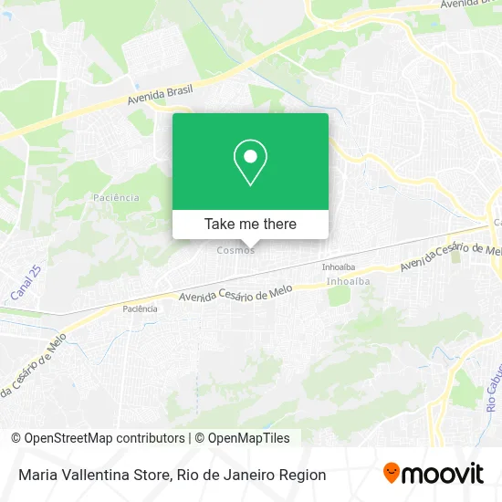 Maria Vallentina Store map