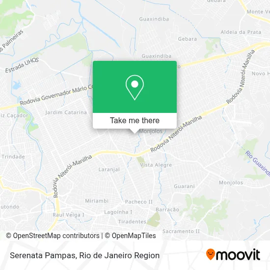 Serenata Pampas map