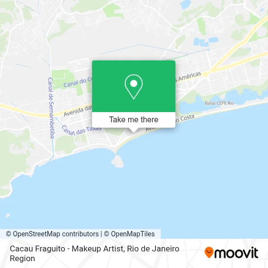 Cacau Fraguito - Makeup Artist map