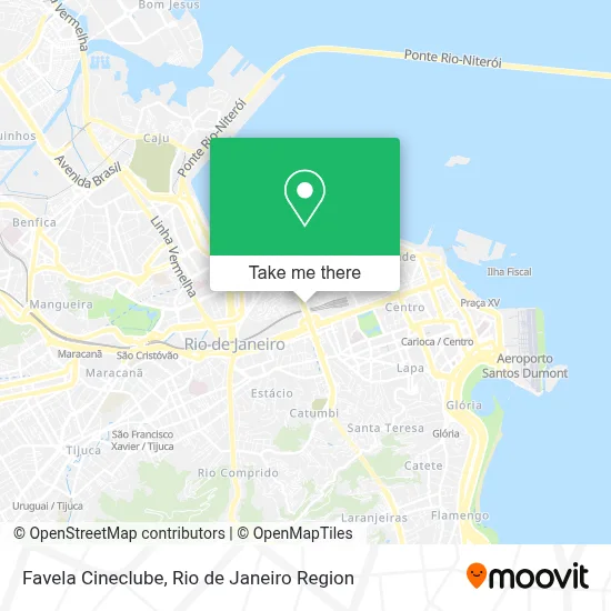 Favela Cineclube map