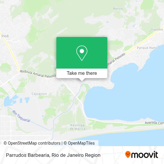 Parrudos Barbearia map