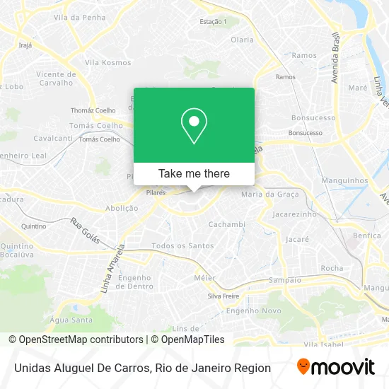Unidas Aluguel De Carros map