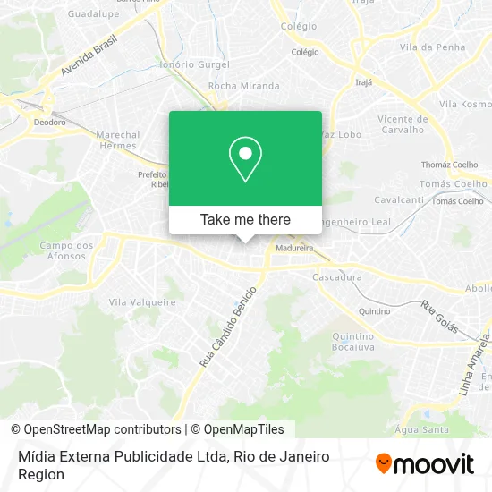 Mídia Externa Publicidade Ltda map