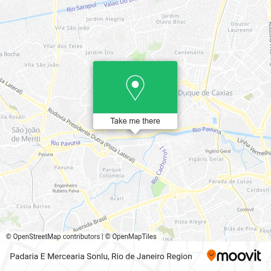 Padaria E Mercearia Sonlu map