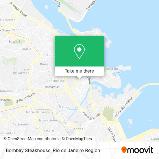Bombay Steakhouse map