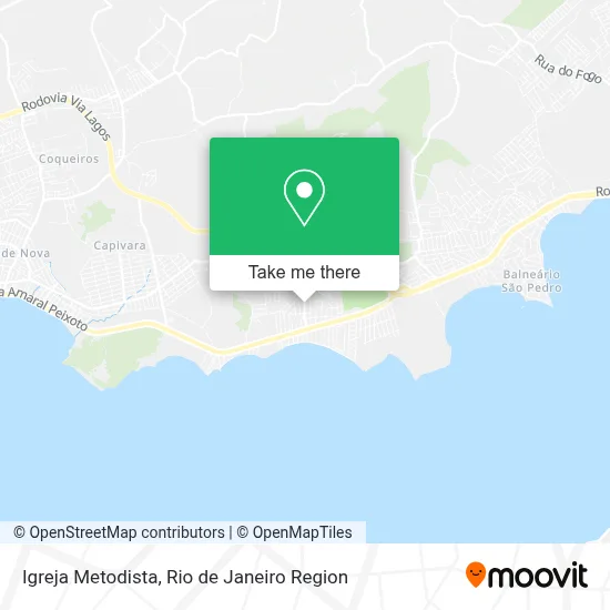 Igreja Metodista map