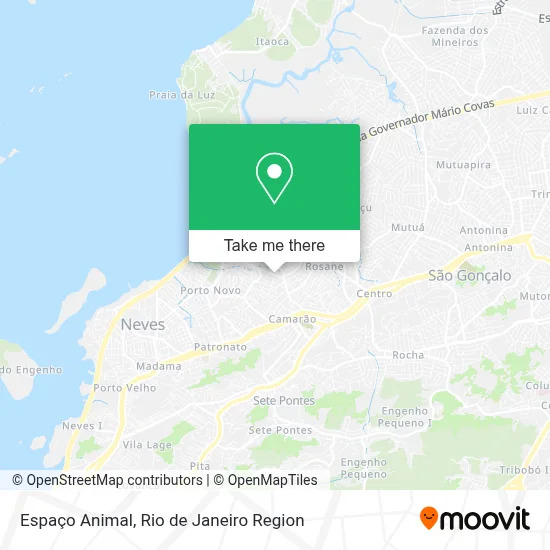 Espaço Animal map