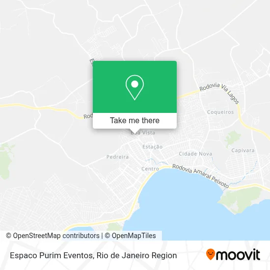 Espaco Purim Eventos map