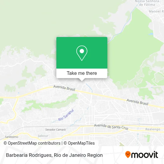 Barbearia Rodrigues map