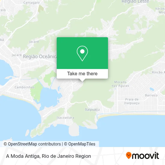 A Moda Antiga map