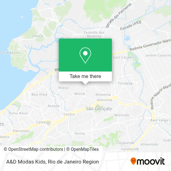 A&D Modas Kids map