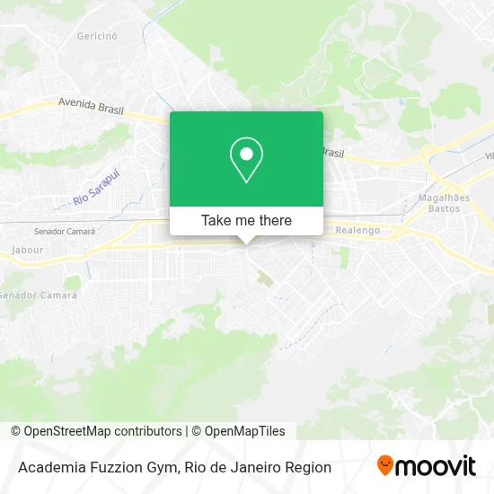 Academia Fuzzion Gym map