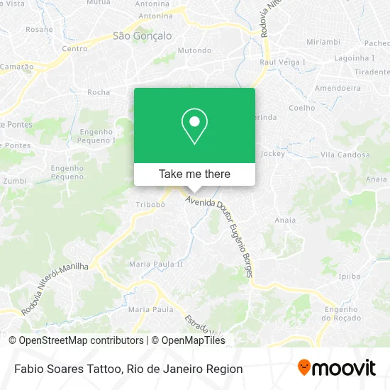 Fabio Soares Tattoo map